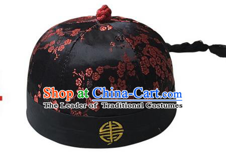 Asian Chinese Photography Film Props Traditional China Ancient Manchu Prince Hat