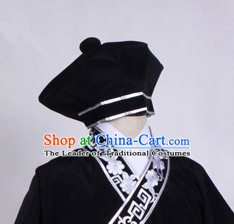 Top Grade Professional Beijing Opera Niche Costume Scholar Hair Accessories Headwear, Traditional Ancient Chinese Peking Opera Takefu Hat