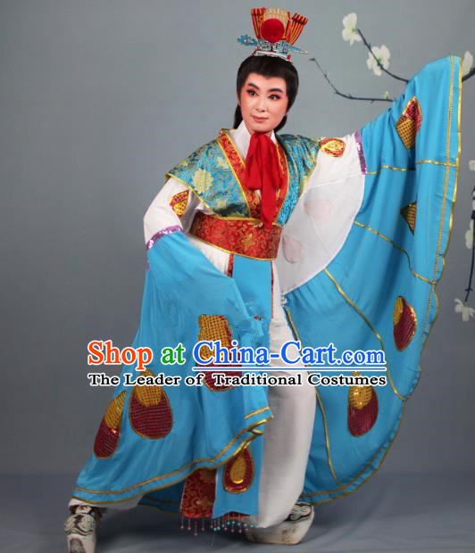 Top Grade Professional Beijing Opera Niche Costume Scholar Butterfly Lovers Robe, Traditional Ancient Chinese Peking Opera Embroidery Clothing