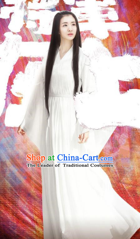 Traditional Chinese Ming Dynasty Young Lady Costume and Headpiece Complete Set, China Ancient Princess Hanfu Dress Clothing for Women