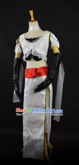 Traditional Chinese Ming Dynasty Swordswoman Costume Ancient Heroine Clothing for Women