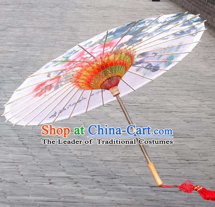 Trational Chinese Handmade Paper Umbrella Folk Dance Oil-paper Umbrella Yanko Umbrella