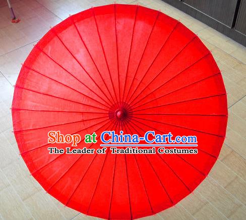 Asian China Dance Handmade Wedding Umbrella Stage Performance Umbrella Red Oil-paper Umbrellas