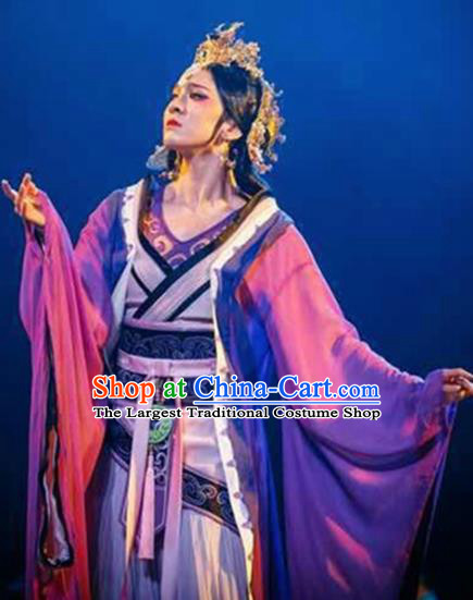 Chinese Traditional Folk Dance Ancient Costume Classical Dance Dress for Women