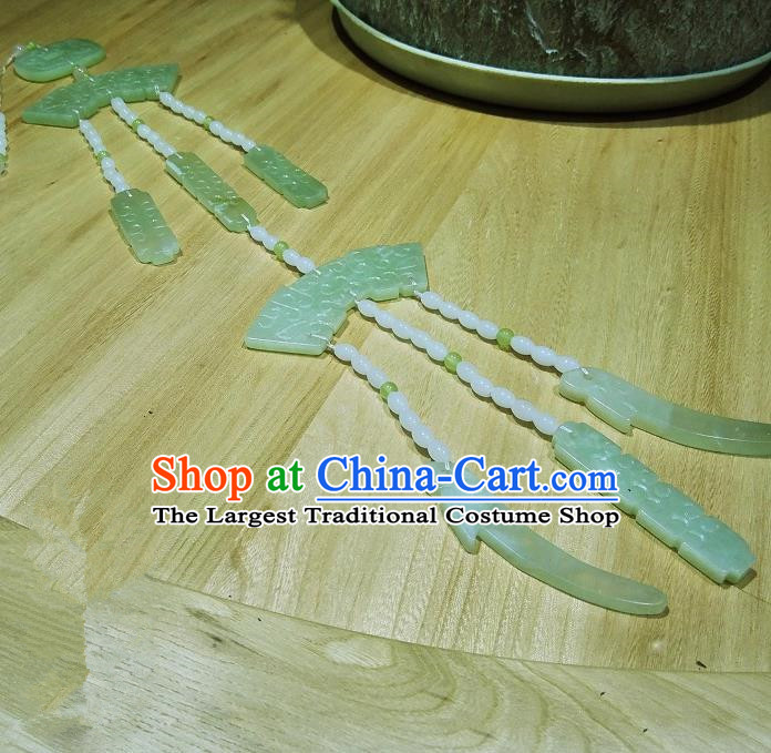 Chinese Ancient Jade Pendant Wedding Jade Waist Accessories for Women