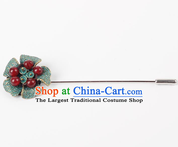 Chinese Ancient Hanfu Jewelry Accessories Breastpin Traditional Cheongsam Brooch for Women