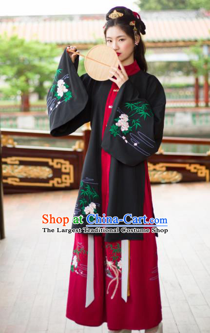 Ancient Chinese Ming Dynasty Palace Lady Costumes Hanfu Dress for Rich