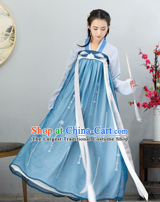 Ancient Chinese Tang Dynasty Historical Costumes Nobility Lady Hanfu Dress for Women
