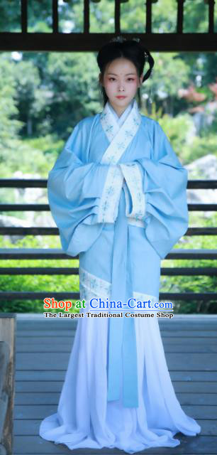 Chinese Ancient Palace Lady Historical Costumes Han Dynasty Princess Hanfu Dress for Women