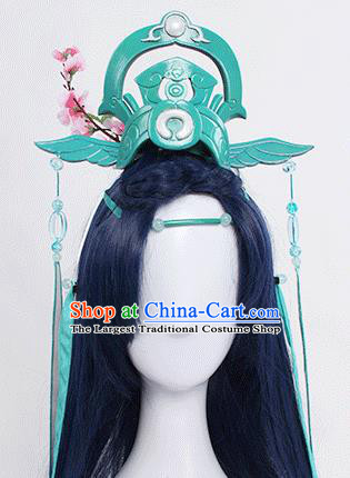 Chinese Traditional Cosplay Hair Accessories Ancient Swordsman Headwear for Men