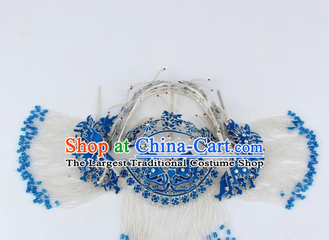 Chinese Traditional Peking Opera Pantaloon Hair Accessories Ancient Hairpins Complete Set for Women
