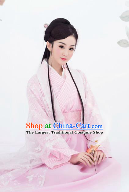 Traditional Chinese Ancient Han Dynasty Princess Costumes for Women