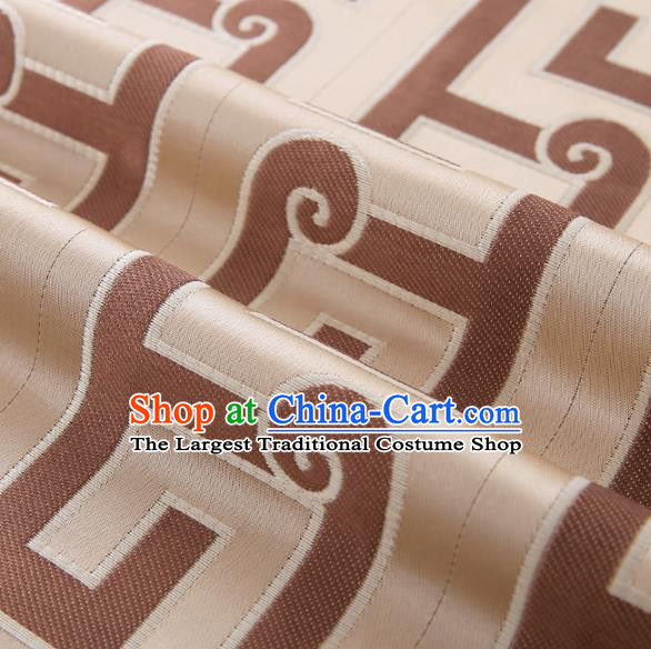 Asian Chinese Brocade Fabric Traditional Pattern Design Satin Cushion Silk Fabric Material