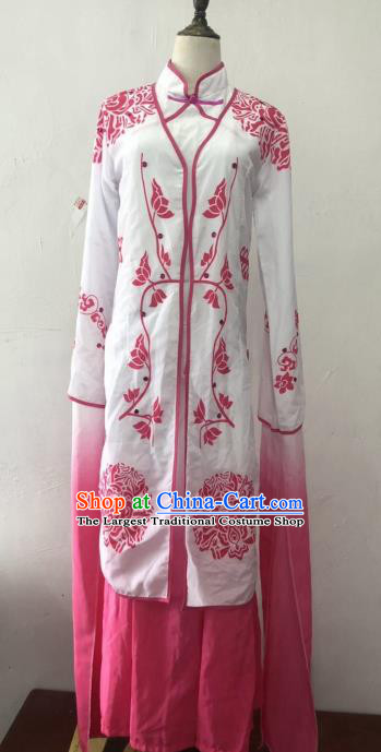 Chinese Traditional Classical Dance Costumes Beijing Opera Diva Folk Dance Pink Dress for Women