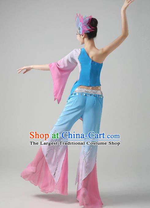 Traditional Chinese Fan Dance Folk Dance Costume Classical Yangko Dance Classical Dance Dress