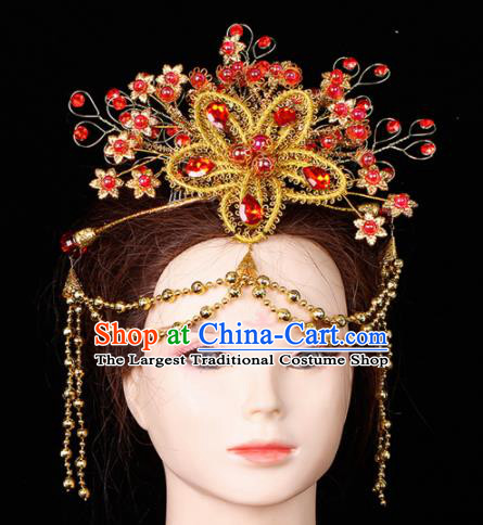 Chinese Traditional Handmade Hair Accessories Ancient Wedding Bride Hairpins for Women