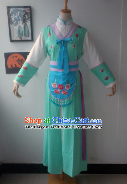 Chinese Traditional Peking Opera Maidservants Costumes Ancient Beijing Opera Diva Dress for Adults