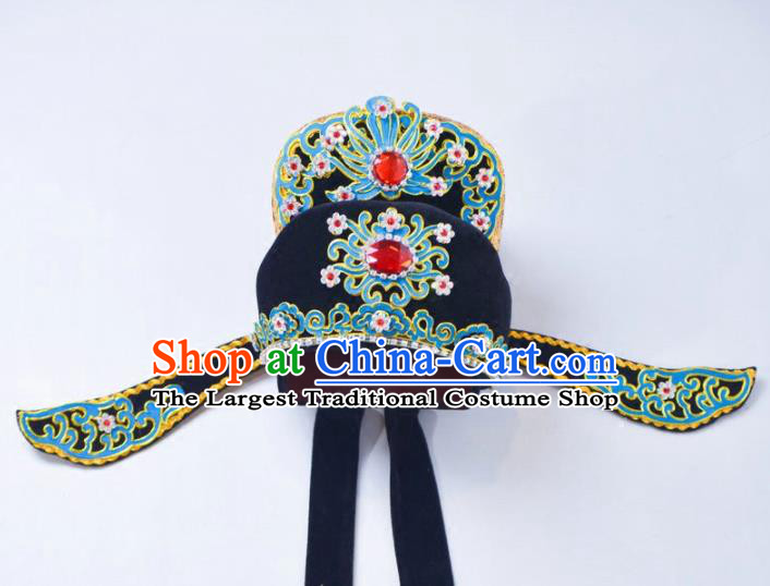 Chinese Traditional Peking Opera Scholar Hat Niche Headwear for Adults