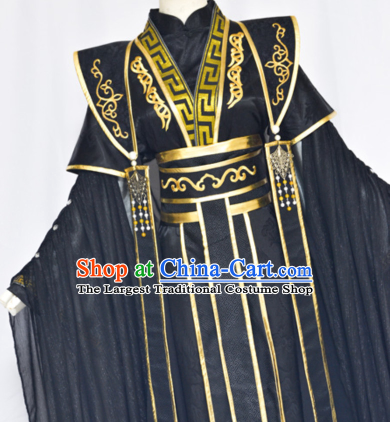 Ancient Chinese Super Hero Emperor Royal Costume for Men