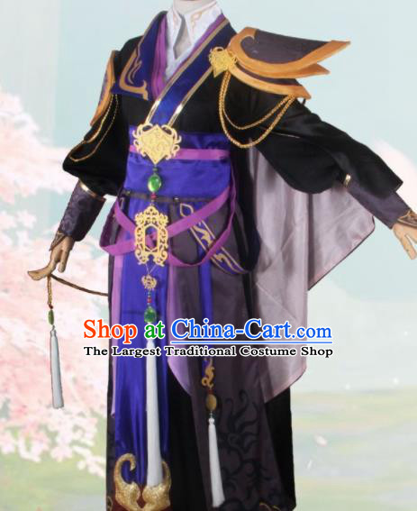 Top Grade Asian Cosplay Costumes Cartoon Characters Clothing Kimono Chinese Swordsman Hanfu Dress