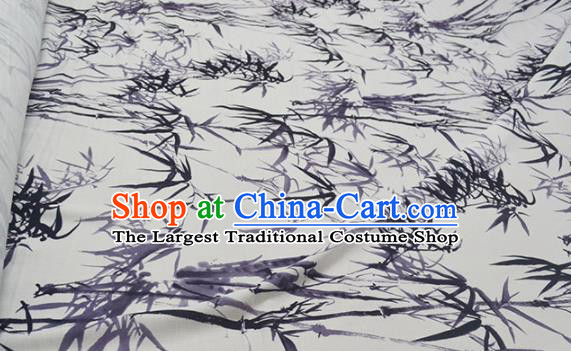 Chinese Royal Brocade Palace Traditional Printing Bamboo Silk Fabric Chinese Fabric Asian Material