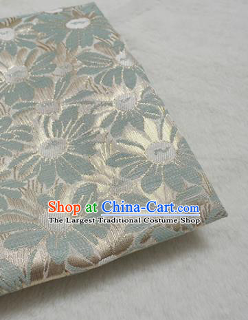 Chinese Royal Green Brocade Palace Traditional Silk Fabric Chinese Fabric Asian Material