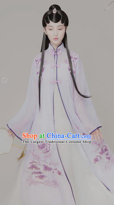 Chinese Ancient Peri Hanfu Dress Traditional Beijing Opera Diva Embroidered Costumes for Women