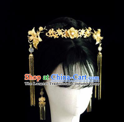 Chinese Classical Hairpins Wedding Hair Accessories Traditional Ancient Hanfu Hair Clasp for Women