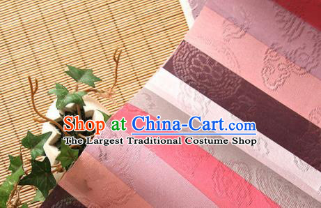 Asian Traditional Korean Fashion Hanbok Brocade Classical Pattern Fabric Silk Fabric Material