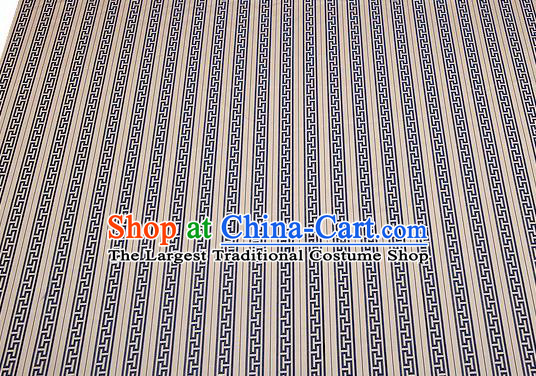 Chinese Traditional Garment Fabric Classical Navy Pattern Design Brocade Cushion Material Drapery