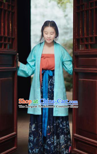 Traditional Chinese Ancient Song Dynasty Nobility Lady Hanfu Dress for Women