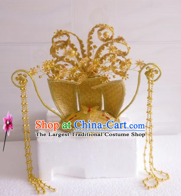 Chinese Classical Hair Accessories Traditional Ancient Queen Wedding Phoenix Coronet Hat for Women