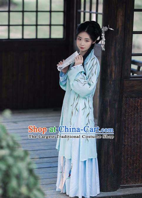 Chinese Ancient Drama Costumes Traditional Song Dynasty Nobility Lady Embroidered Dresses for Women