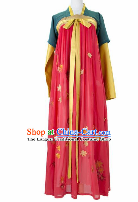 Chinese Ancient Drama Costumes Traditional Tang Dynasty Princess Hanfu Dress for Women