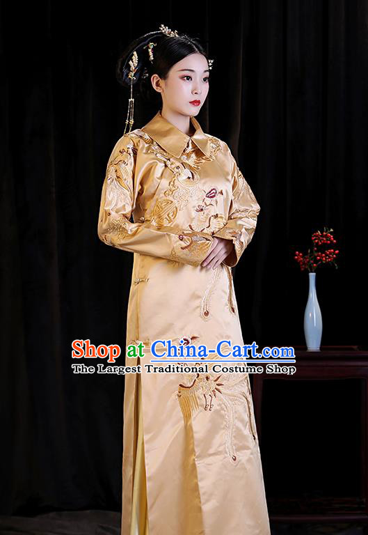 Chinese Ancient Drama Queen Clothing Qing Dynasty Manchu Empress Embroidered Costumes and Headpiece for Women