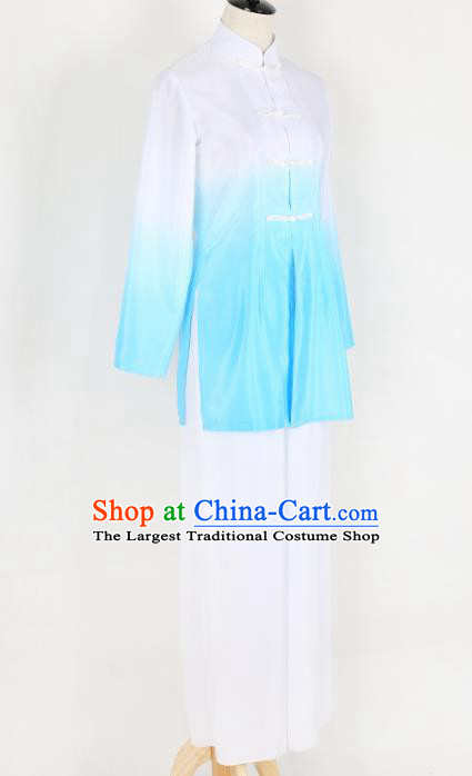 Chinese Traditional Folk Dance White Clothing Classical Dance Costume for Women