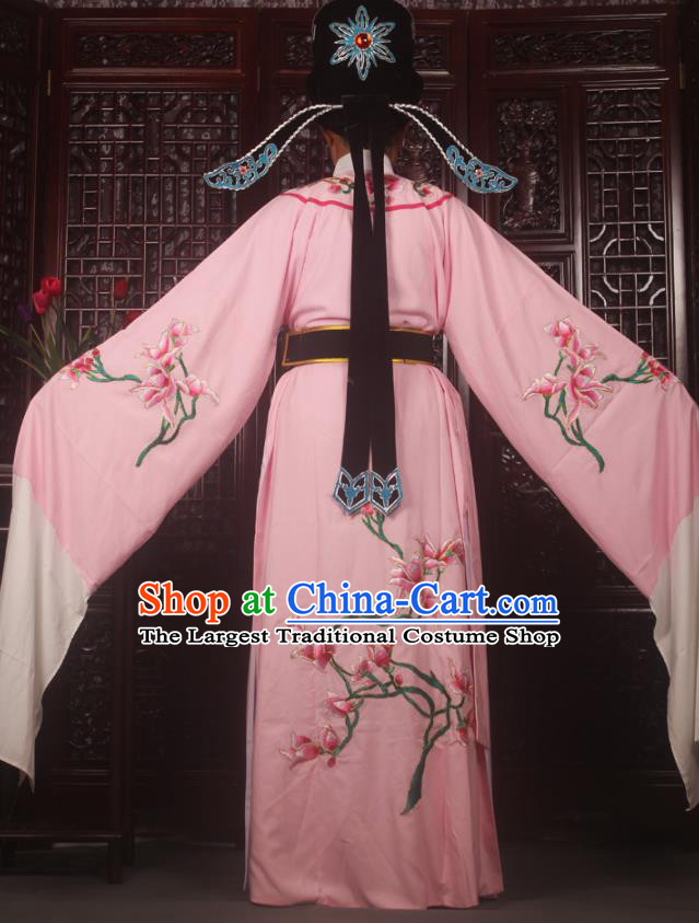 Top Grade Chinese Beijing Opera Niche Pink Costumes Peking Opera Embroidered Magnolia Clothing for Adults