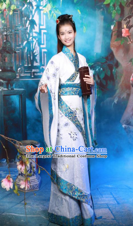 Chinese Traditional Ancient Princess Historical Hanfu Dress Han Dynasty Palace Lady Costumes for Women