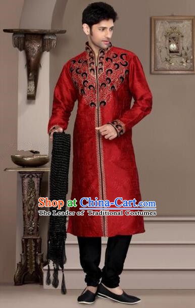 Traditional Asian India Stage Performance Costume Hindustan Indian Prince National Clothing for Men
