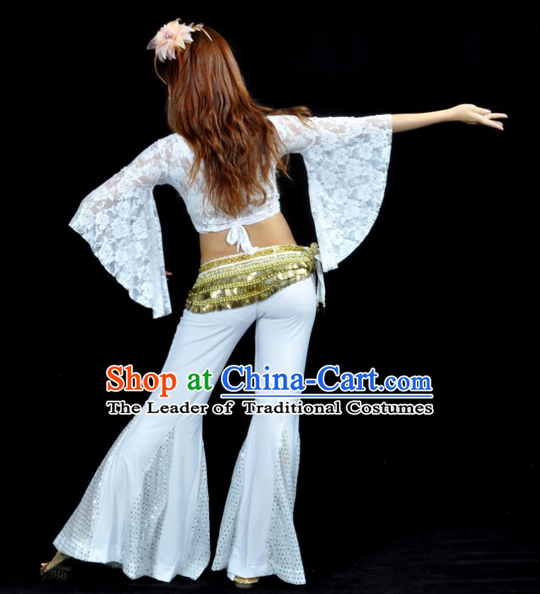 Traditional Asian Indian Belly Dance Costume Stage Performance India National Dance Dress Accessories Belts for Women