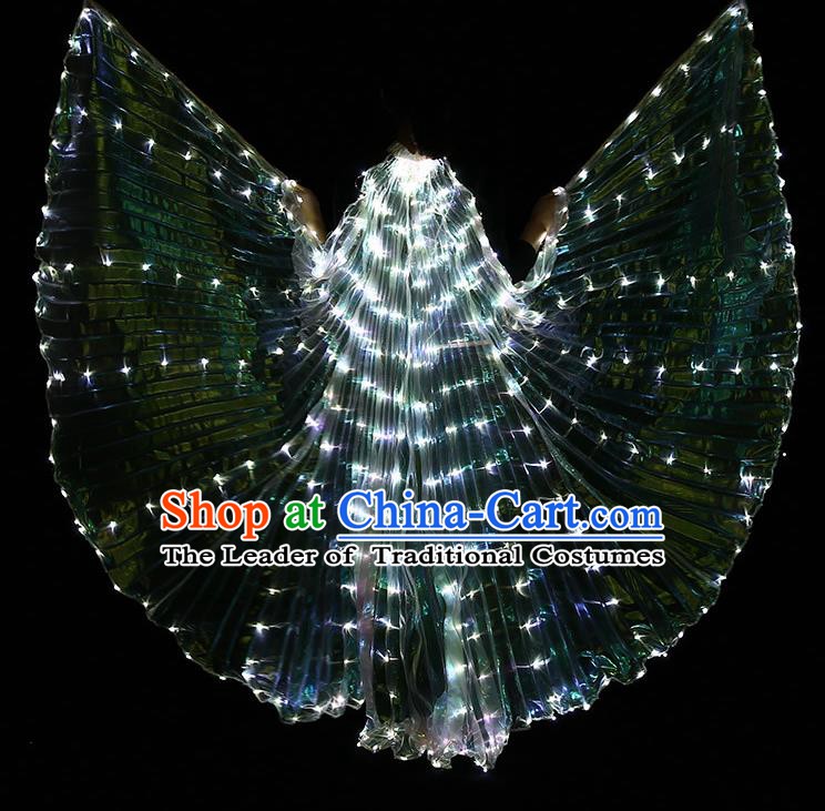 Top Stage Performance Props Led Lights Wing Shine Cloak