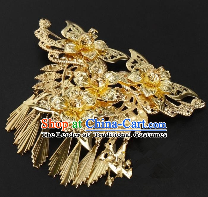 Chinese Handmade Classical Hair Accessories Ancient Palace Lady Wedding Hairpins Headwear for Women