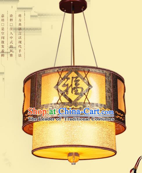 Traditional Chinese Hanging Lanterns Handmade Painting Palace Ceiling Lantern Ancient Lamp
