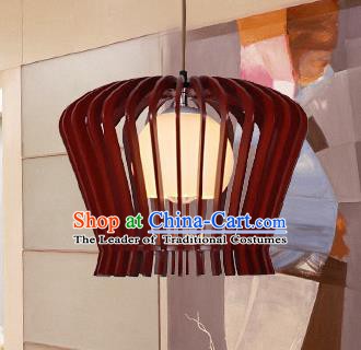 Traditional Chinese Handmade Hanging Lantern Palace Wood Ceiling Lanterns Ancient Lamp