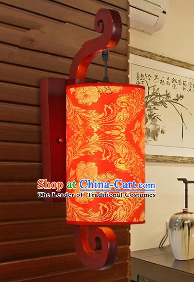 Traditional Chinese Wood Palace Lantern Handmade Red Wall Lanterns Ancient Lamp