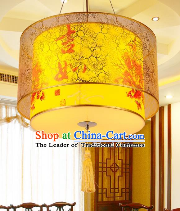 Top Grade Handmade Painted Lanterns Traditional Chinese Palace Lantern Ancient Ceiling Lanterns