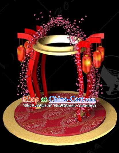 Handmade China Spring Festival Archway Lights Arrangement Lamplight Decorations Stage Display Lanterns