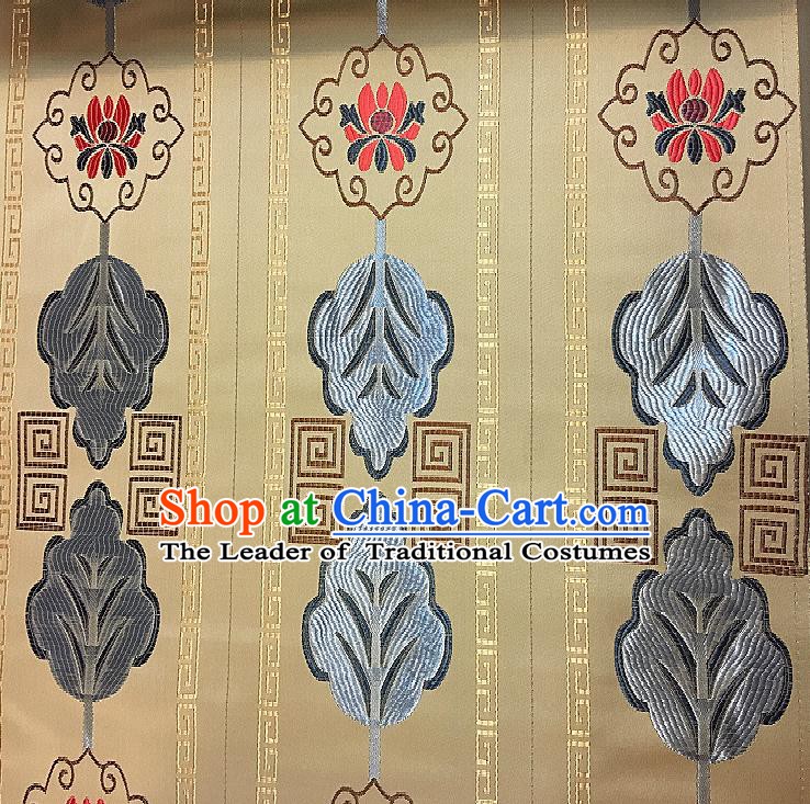 Chinese Traditional Fabric Tang Suit Pattern Brocade Chinese Fabric Asian Cheongsam Material