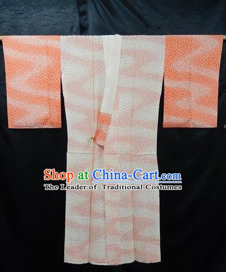 Traditional Japan Palace Furisode Kimono Costume Japanese Yukata Dress for Women