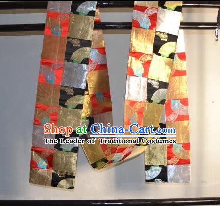 Traditional Japanese Kimono Belts Kimonos Yukata Brocade Waistband for Women